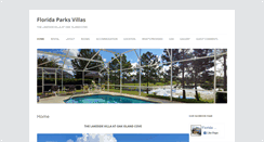 Desktop Screenshot of floridaparksvillas.com